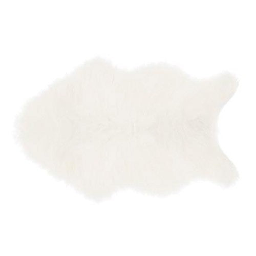 Tapis fourrure enfant 60x90cm Blanc - Atmosphera For Kids