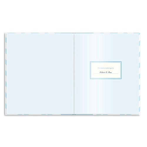 Livre de naissance bébé 2 en 1 Bleu en Anglais - Pearhead