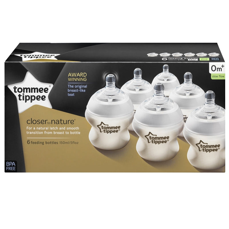 Lot de 6 biberons 150ml Tommee Tippee