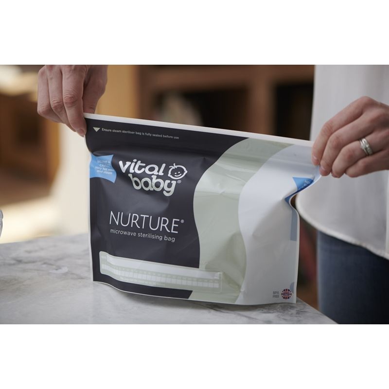Lot de 5 sacs de stérilisation - Vital Baby