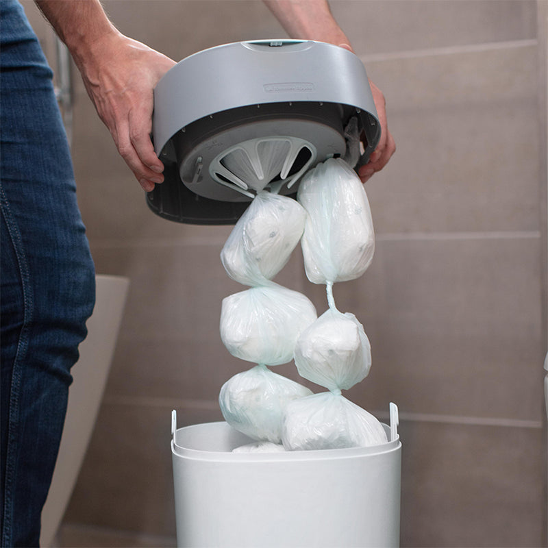 Pack Poubelle à couche Twist & Click Blanc + 12 recharges Sangenic