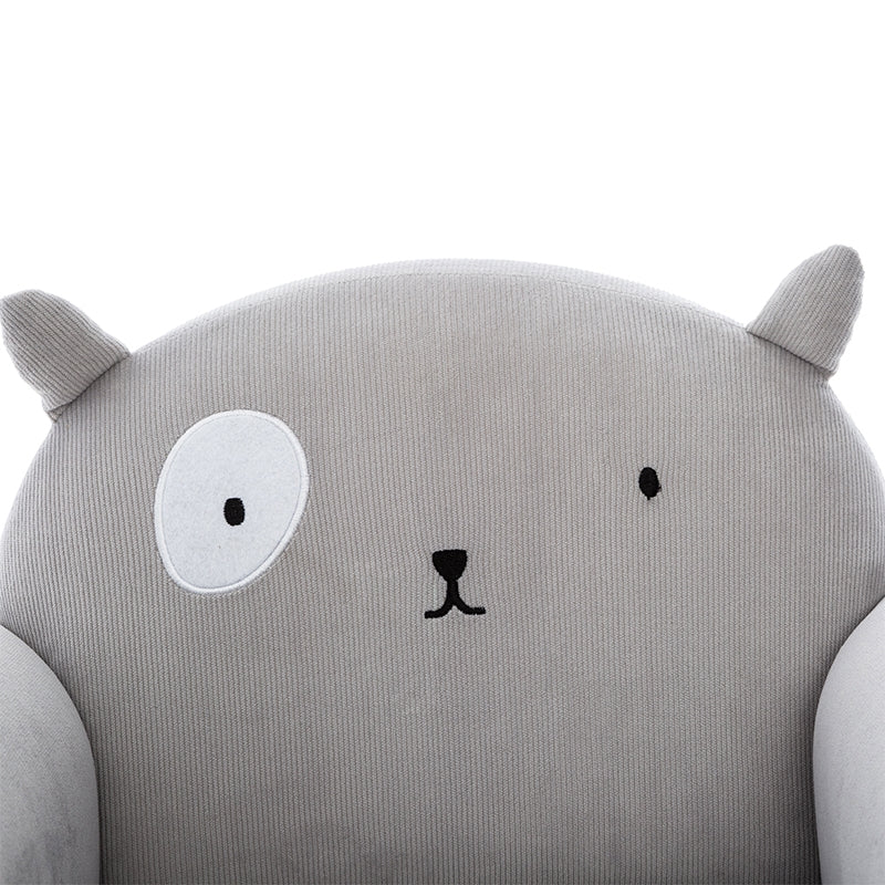 Fauteuil Pour Enfant avec Oreilles de Chat Gris - Atmosphera For Kids