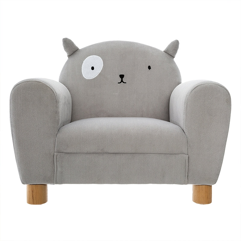 Fauteuil Pour Enfant avec Oreilles de Chat Gris - Atmosphera For Kids