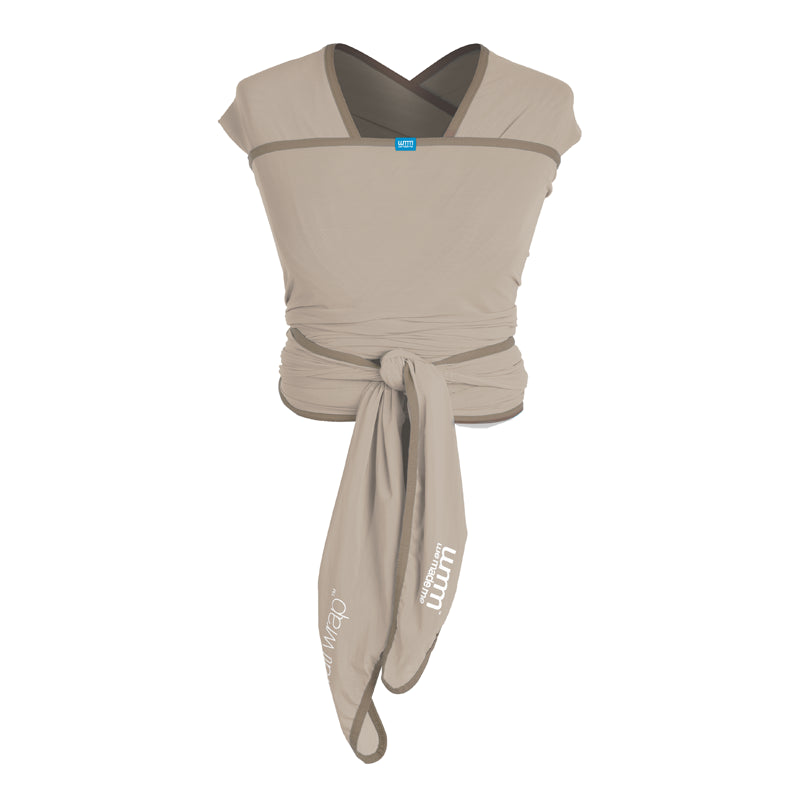 Écharpe De Portage Cache-coeur Flow Gris Clair - We Made Me