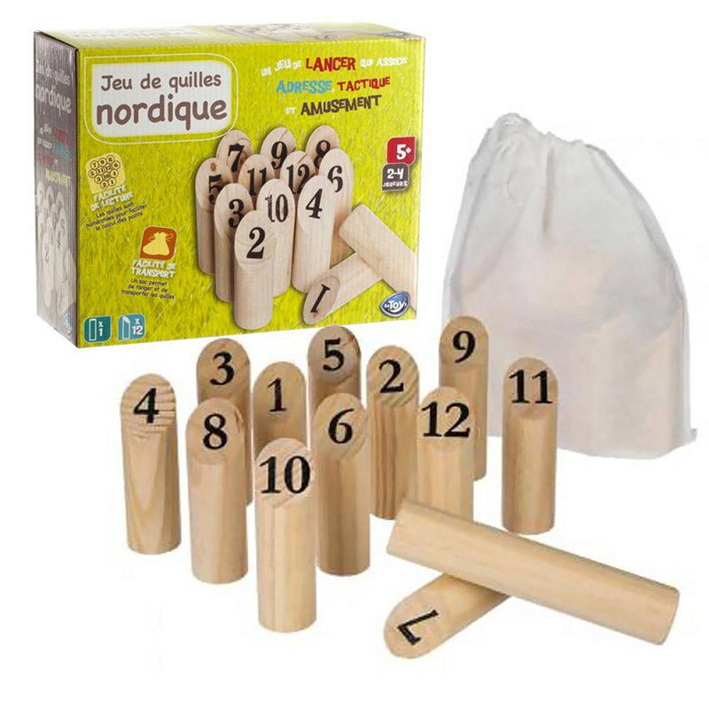 Jeu de quilles en bois - Betoys