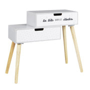 Chevet enfant en bois Liberty Gris Home Deco Kids