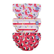 Lot de 3 couches piscine lavables Rose 0-6 mois - Bambino Mio