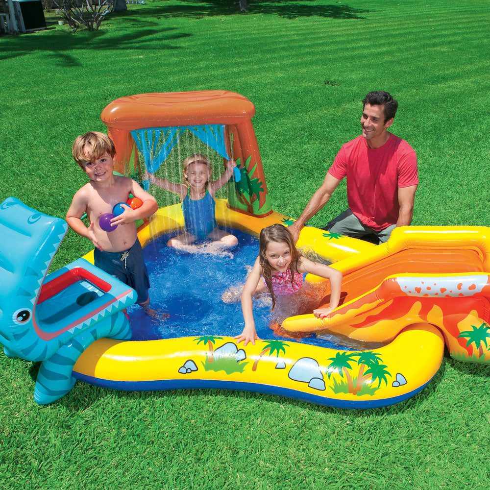 Aire de jeux gonflable Jurassic Dinosaure - Intex