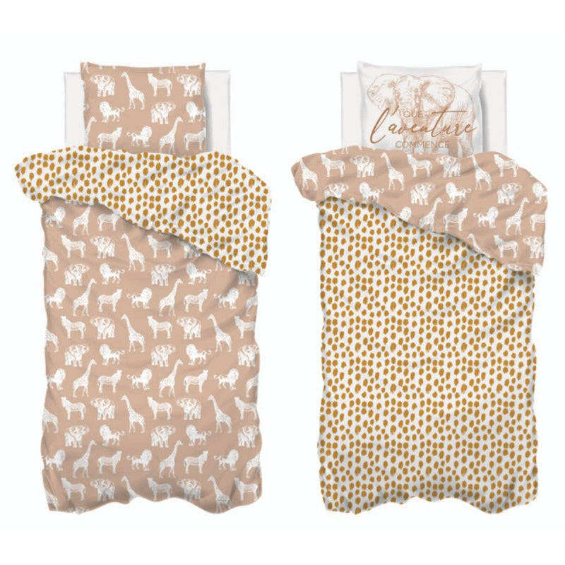 Parure de lit enfant Savane 140x200 - Atmosphera For Kids