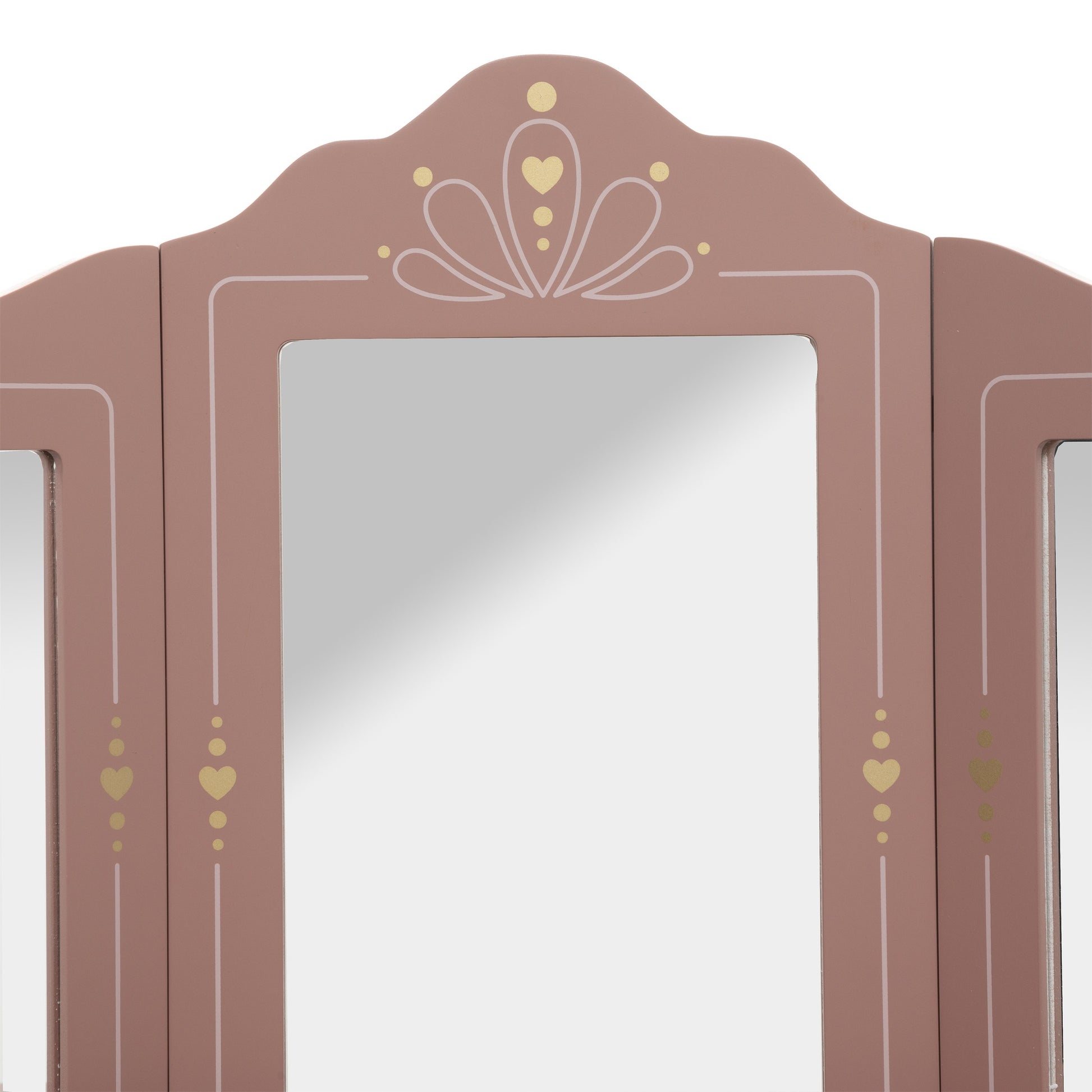 Coiffeuse avec tabouret Sissi Rose - Atmosphera For Kids