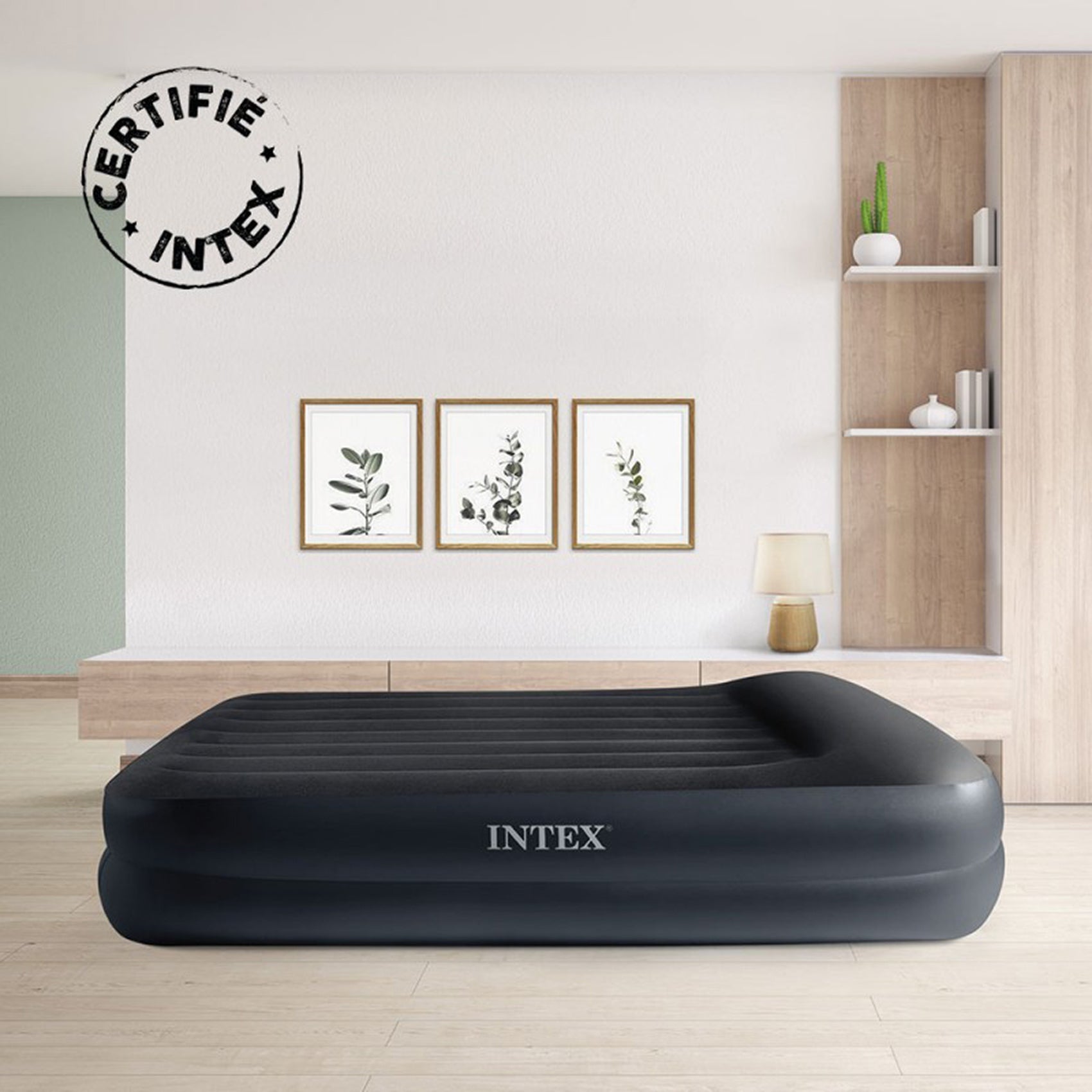 Matelas gonflable 2 pl avec Matelas airbed flex 1 pl - Intex