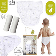 Couche lavable avec inserts - Tom & Zoé