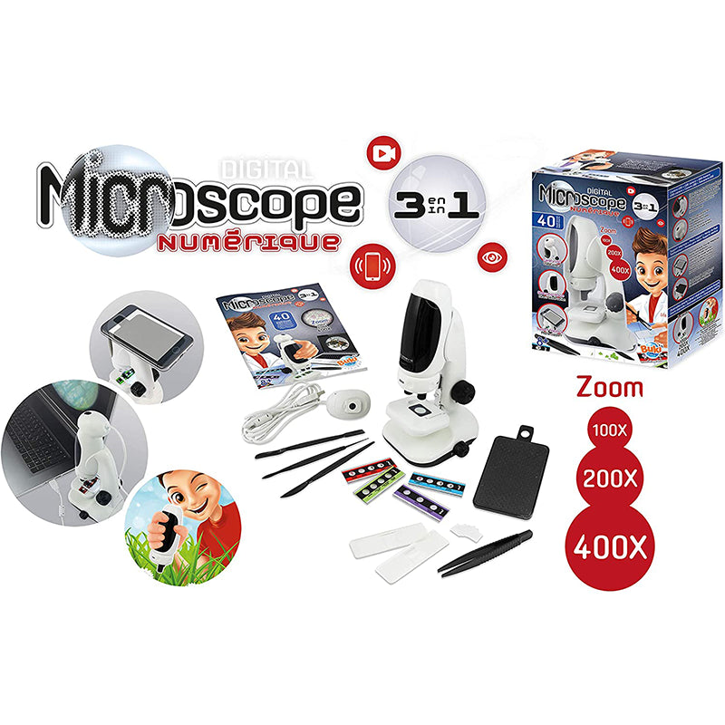 Microscope Vidéo 3 en 1 - Buki