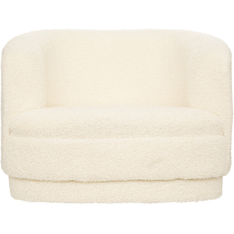 Fauteuil enfant bouclette Blanc - Atmosphera For Kids