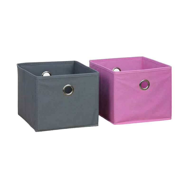 Meuble de rangement 6 paniers avec 1 niche Rose - Atmosphera For Kids