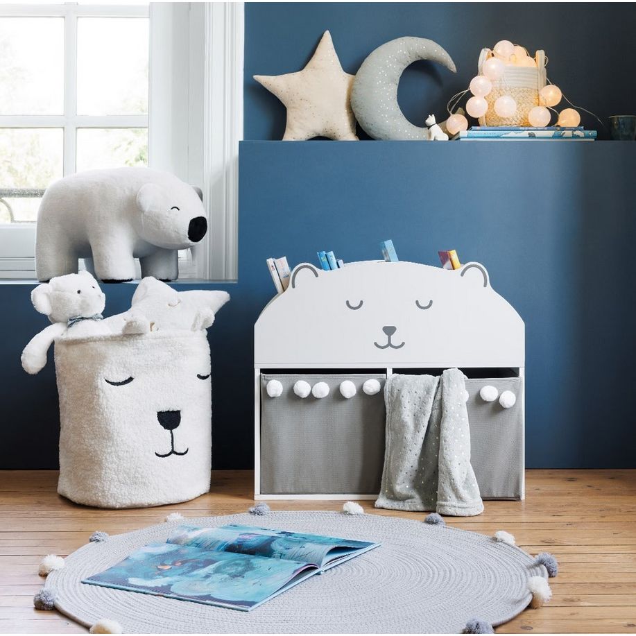 Pouf ours polaire Blanc - Atmosphera For Kids