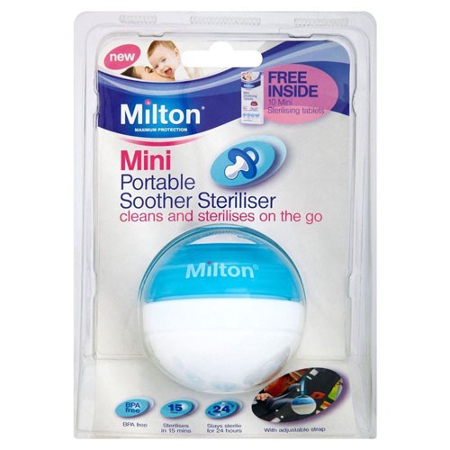 Mini stérilisateur de sucette Bleu - Milton