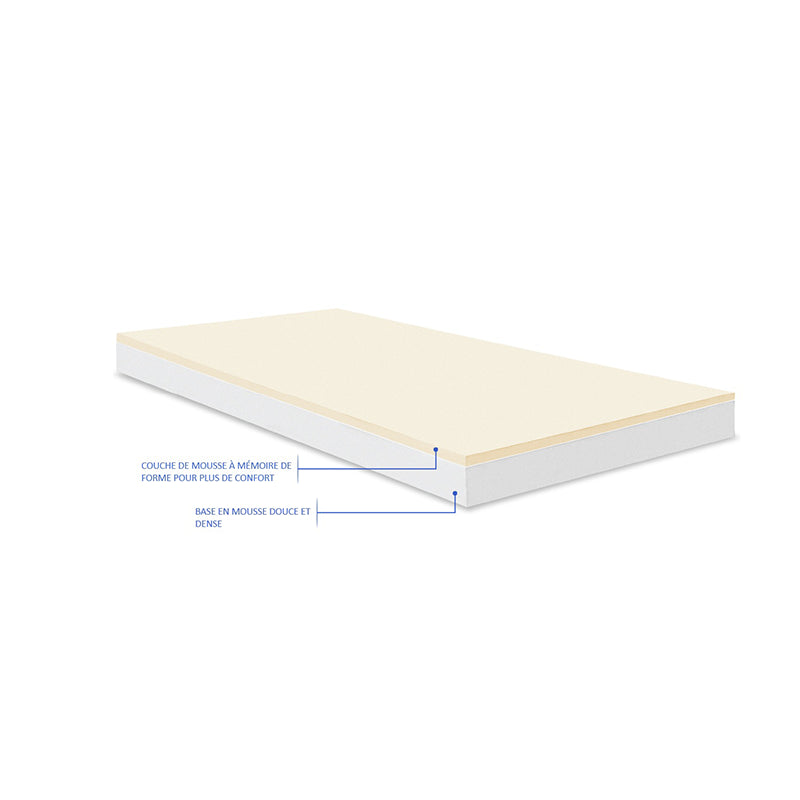 Matelas bébé 60x120x12 Ours Beige - Kikka boo