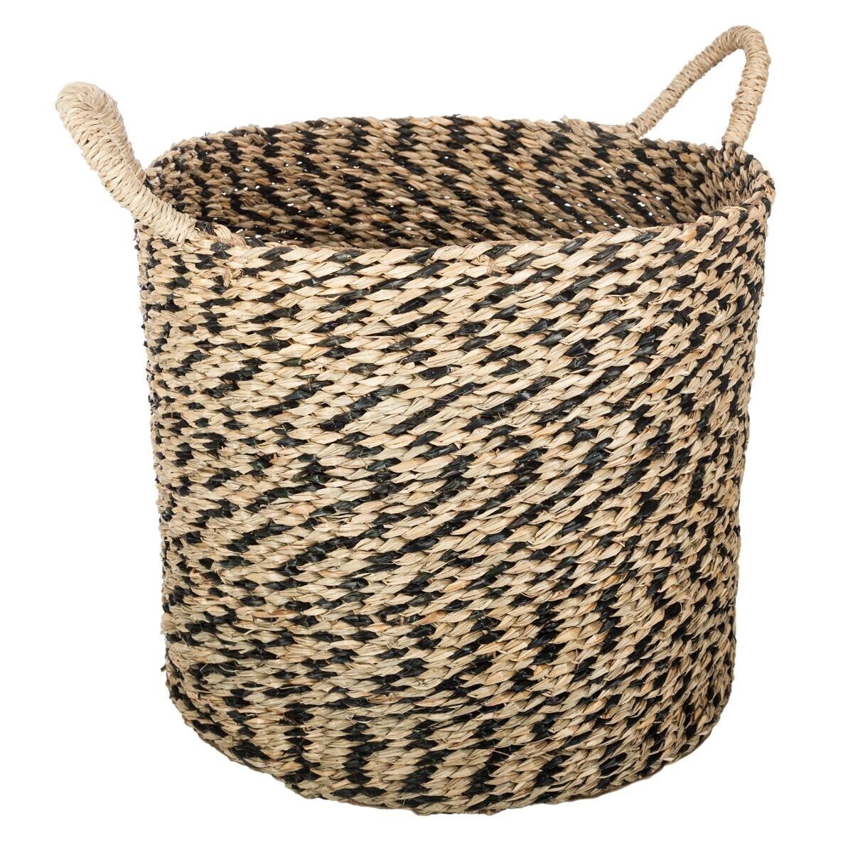 Lot de 3 paniers ronds seagrass ethnik - Atmosphera For Kids