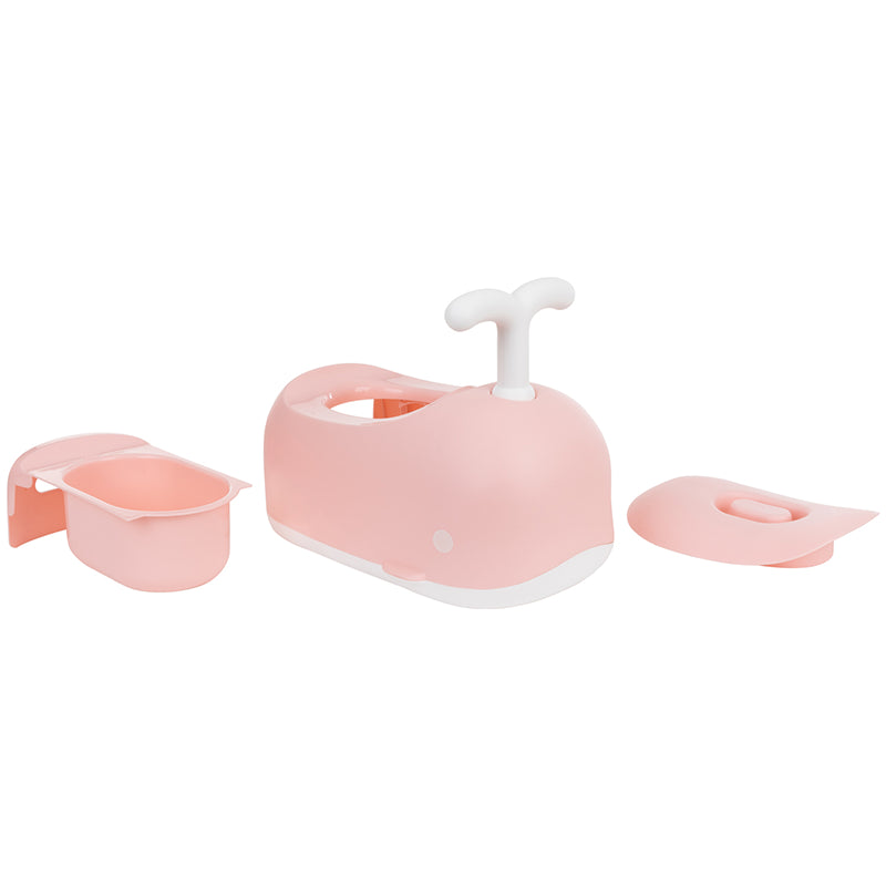 Pot bébé Baleine 12m+ Rose - Kikka Boo