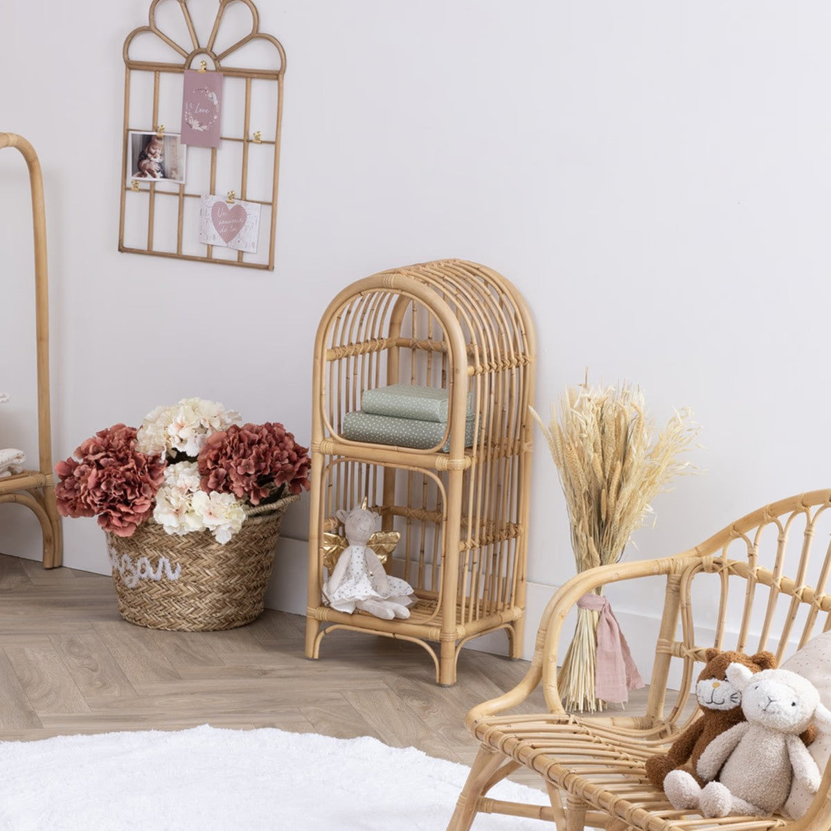 Bibliothèque enfant en rotin - Atmosphera For Kids