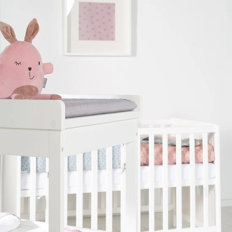 Table à langer Blanche + matelas à langer - Roba