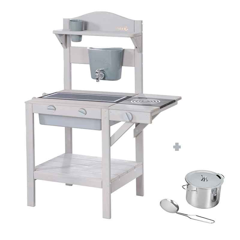 Cuisine de jeu pour enfant en bois Gris Clair - Roba