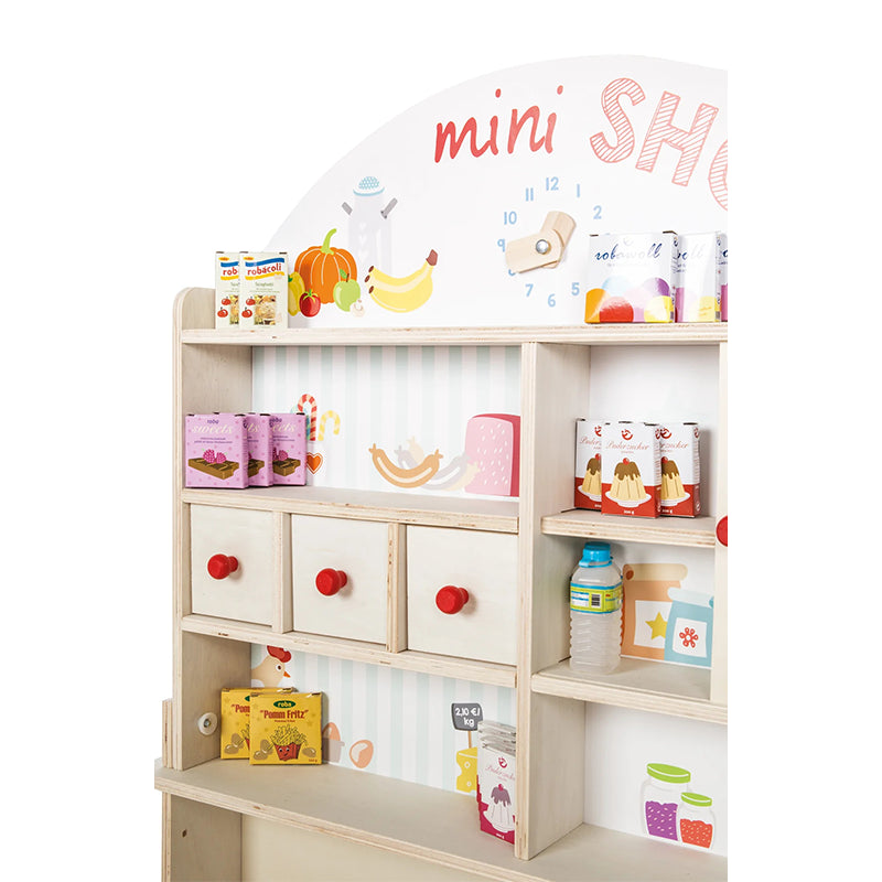 Épicerie Minishop pour enfant en bois Beige - Roba