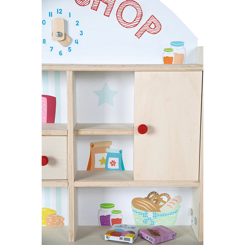 Épicerie Minishop pour enfant en bois Beige - Roba