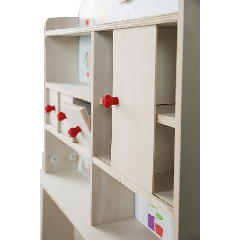 Épicerie Minishop pour enfant en bois Beige - Roba