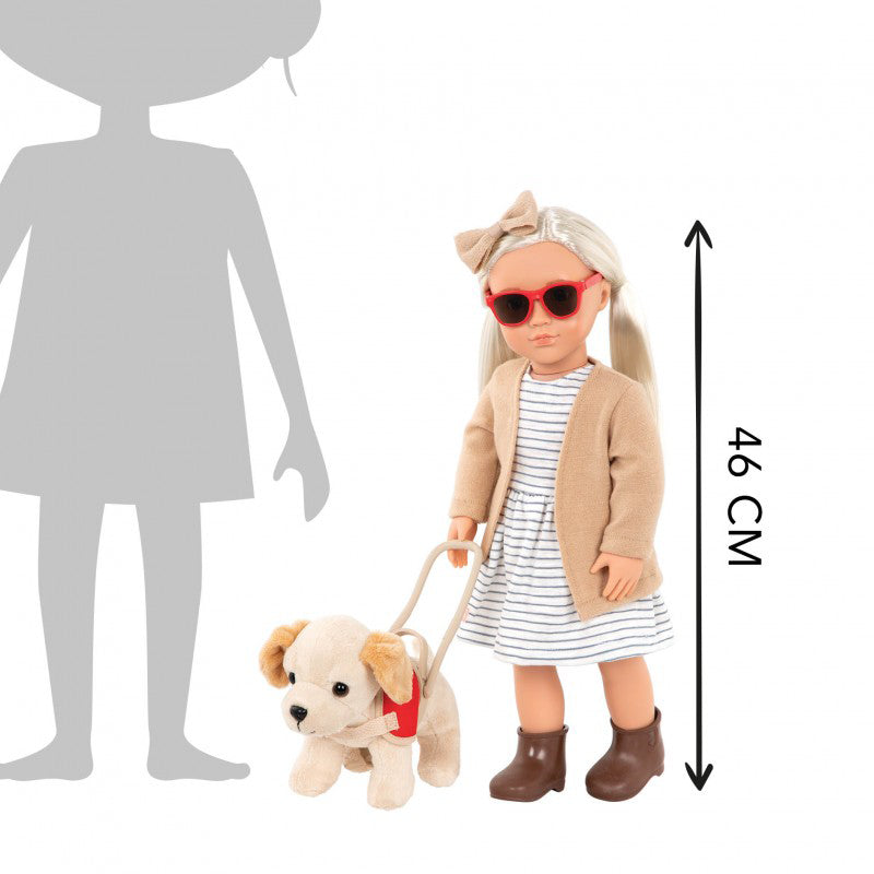 Poupée Marlow et son chien 46 cm - Our Generation