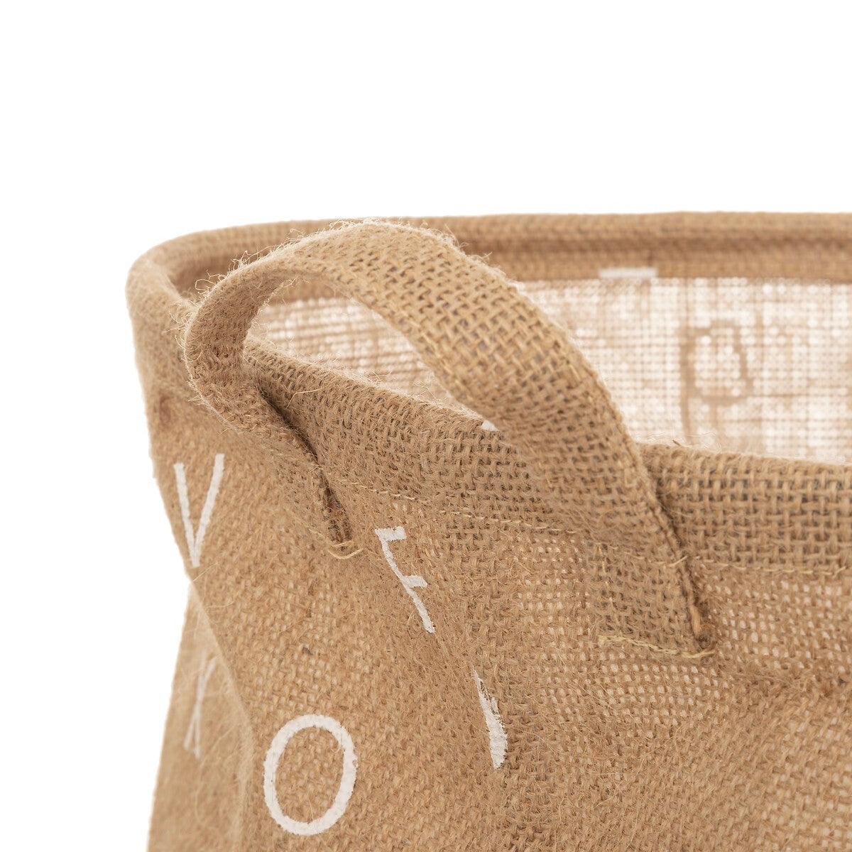 Panier De Rangement Alphabet En Jute Beige - Atmosphera For Kids