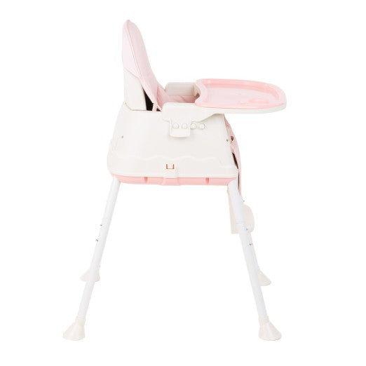 Chaise Haute 3-en-1 Rose - Kikka Boo