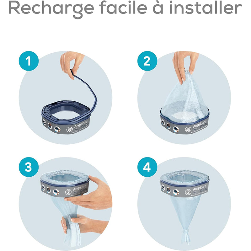 Lot de 12 recharges octogonales Dress Up Angelcare