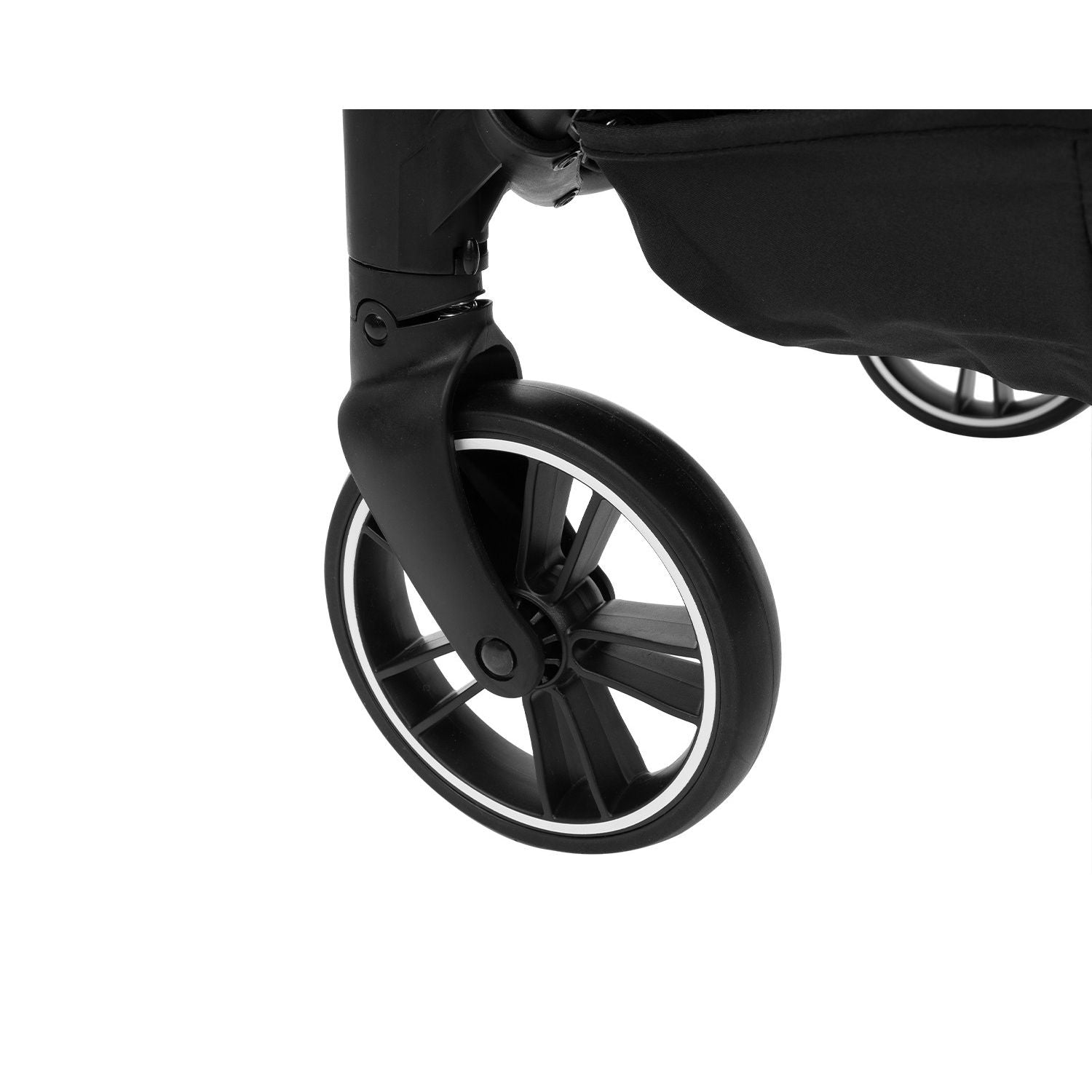 Poussette Jumelle Happy 2 Gris Foncé - KikkaBoo