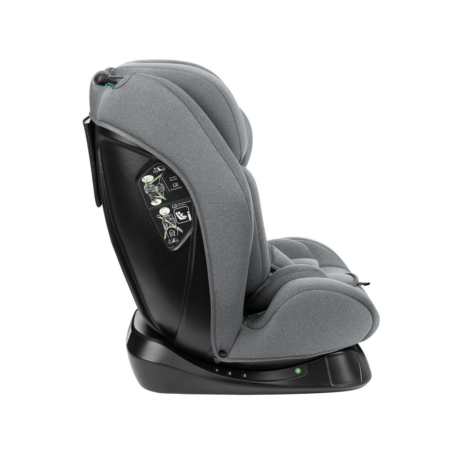 Siège-auto bébé 40-150 i-Explore i-SIZE Gris Foncé - KikkaBoo