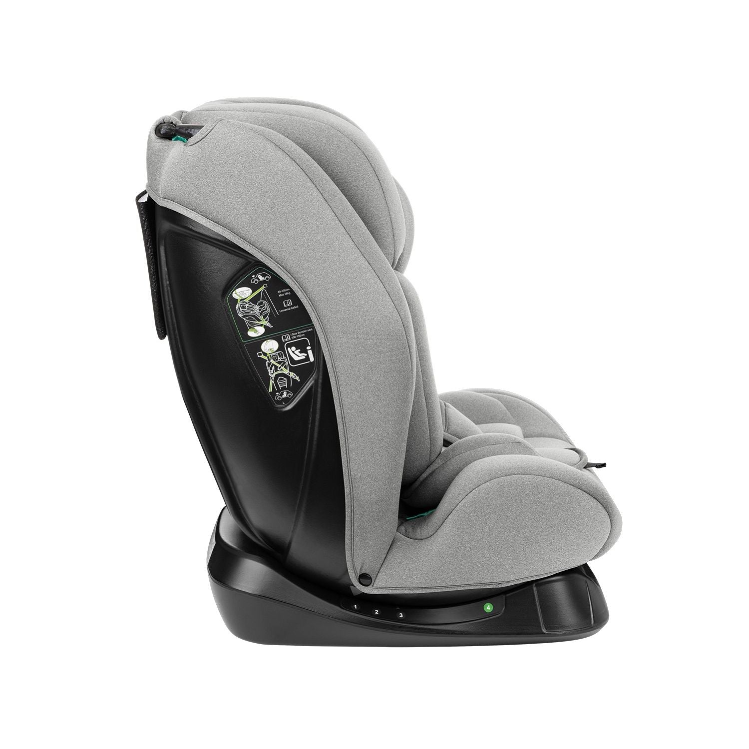 Siège-auto bébé 40-150 i-Explore i-SIZE Gris Clair - KikkaBoo
