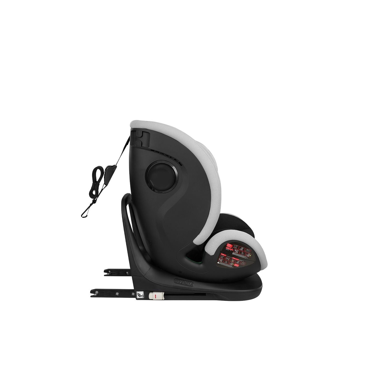 Siège-auto bébé 40-150 cm i-View i-SIZE Gris Clair - KikkaBoo