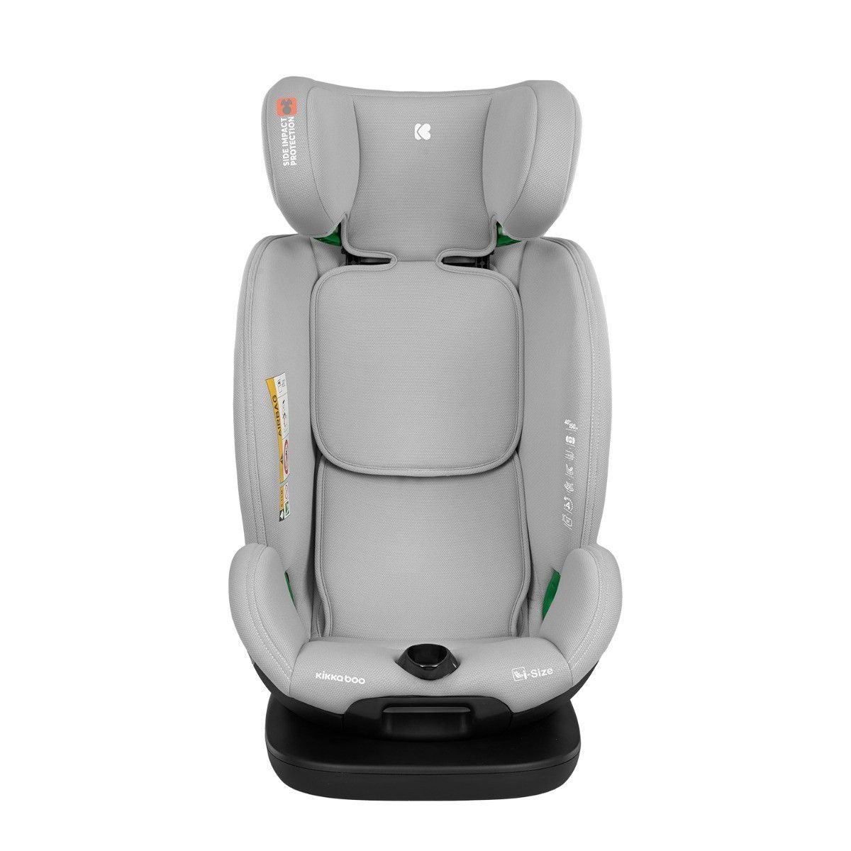 Siège-auto bébé 40-150 cm i-View i-SIZE Gris Clair - KikkaBoo