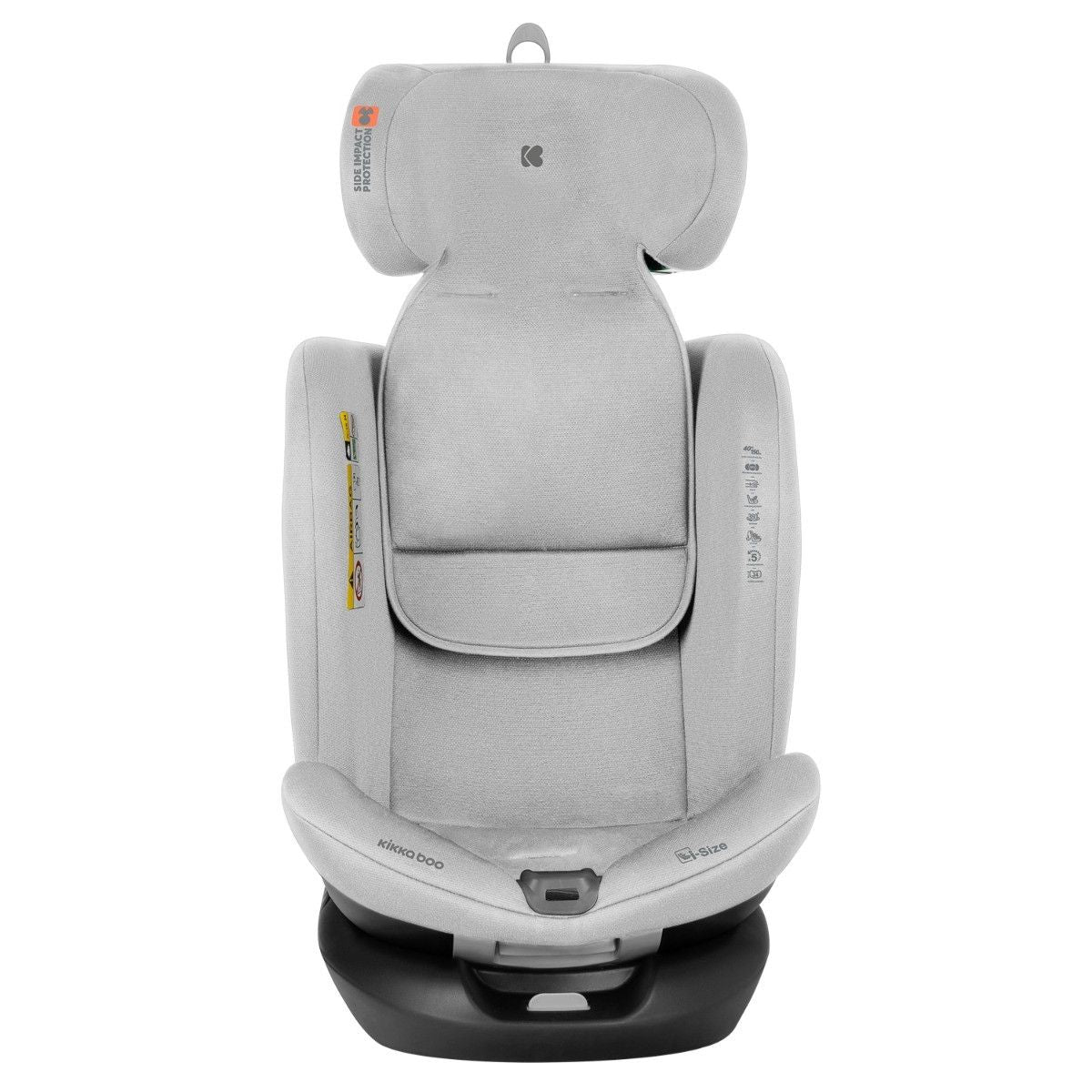 Siège-auto bébé 40-150 cm i-Roll i-SIZE Gris Clair - KikkaBoo