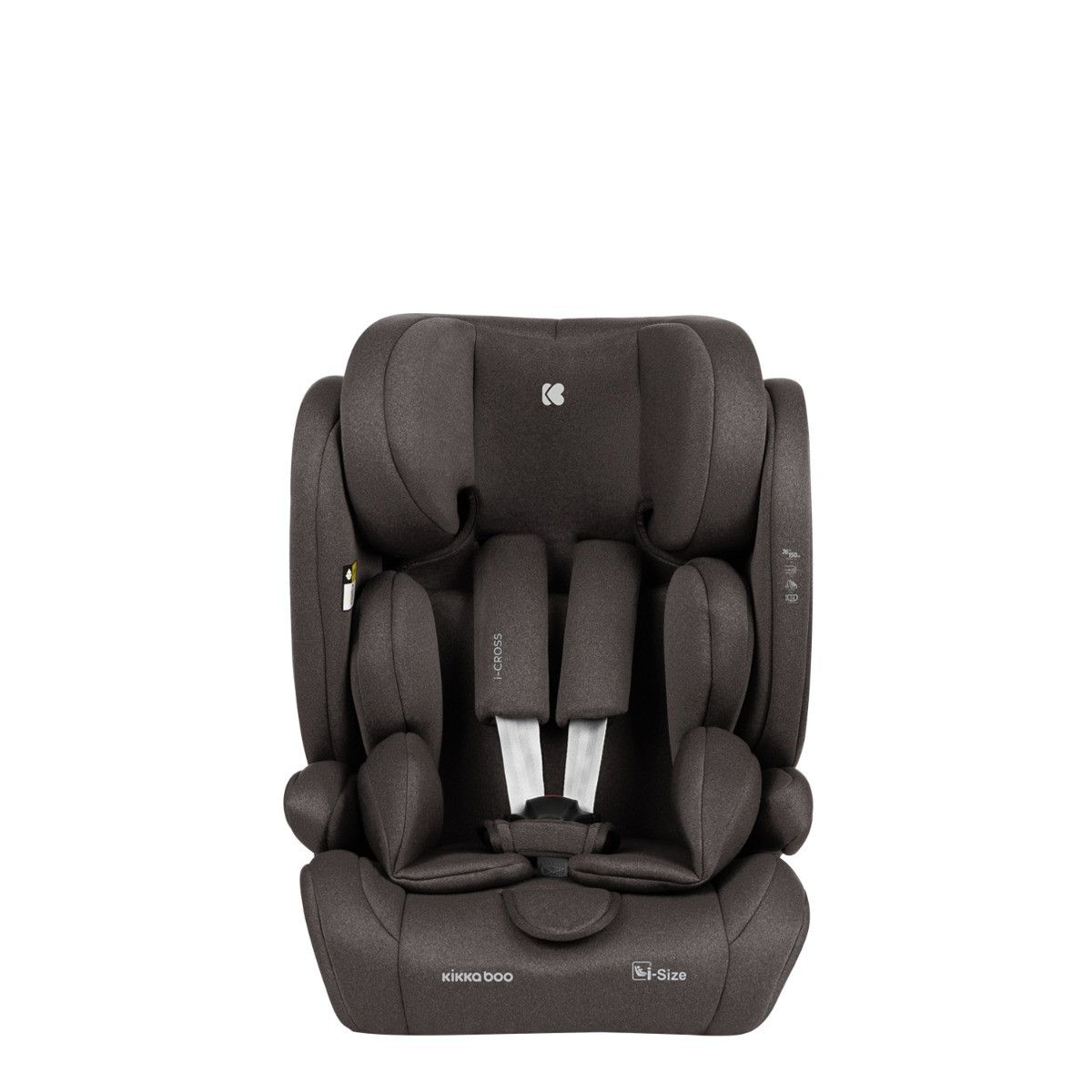 Siège-auto bébé 76-150 cm i-Cross i-SIZE Marron - KikkaBoo