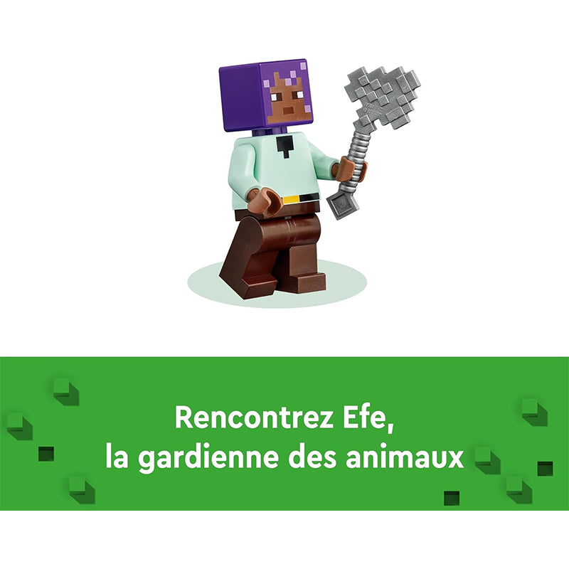 Jouet de construction - Sanctuaire animalier Minecraft - Lego