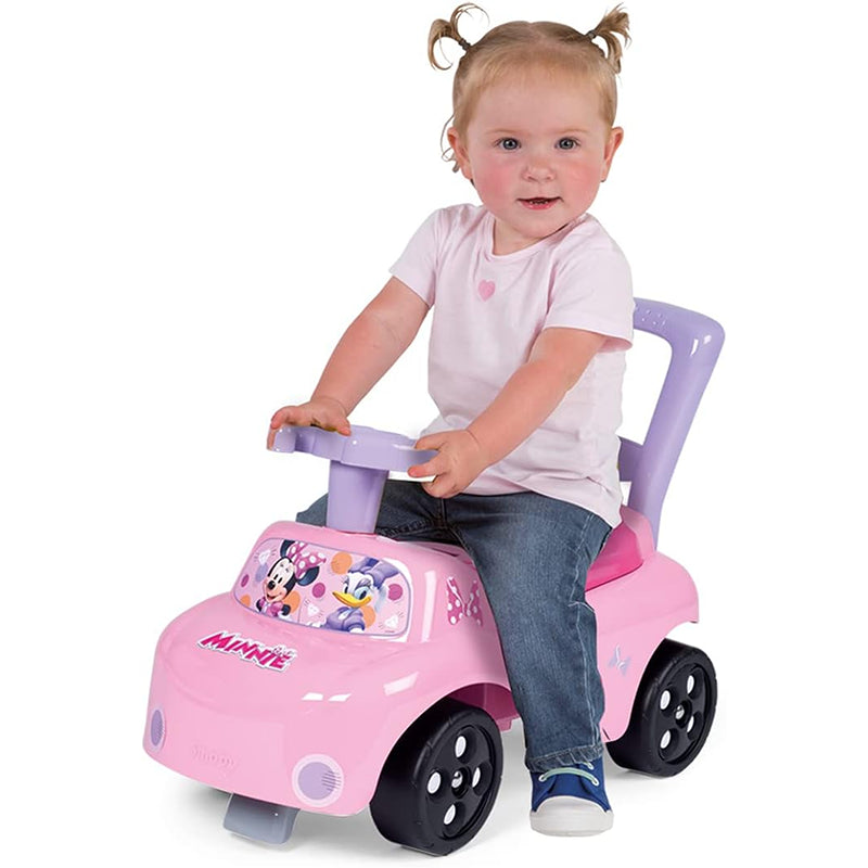 Porteur auto avec coffre intégré Minnie Mouse Rose - Smoby