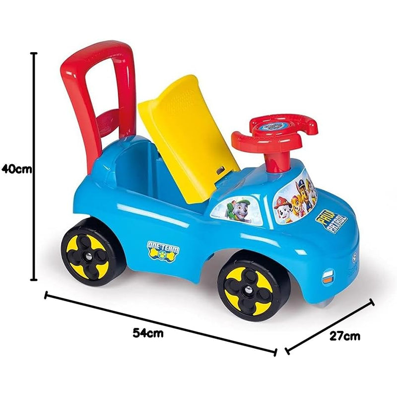 Porteur auto avec coffre intégré Paw Patrol Bleu - Smoby