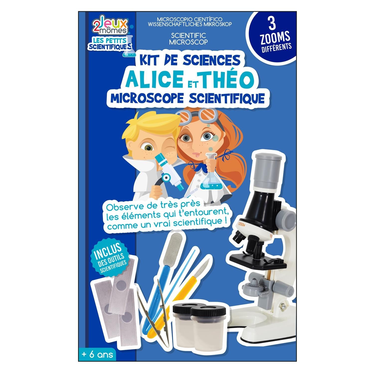 Microscope Scentifique Pour Enfant Jeux 2 mômes