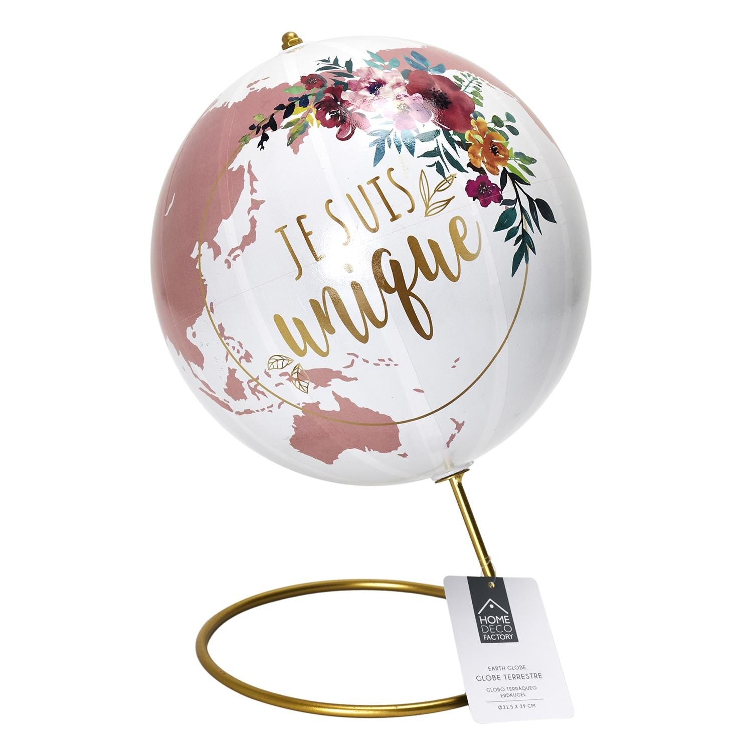 Globe terrestre Deco Girly Rose - Home Deco Kids