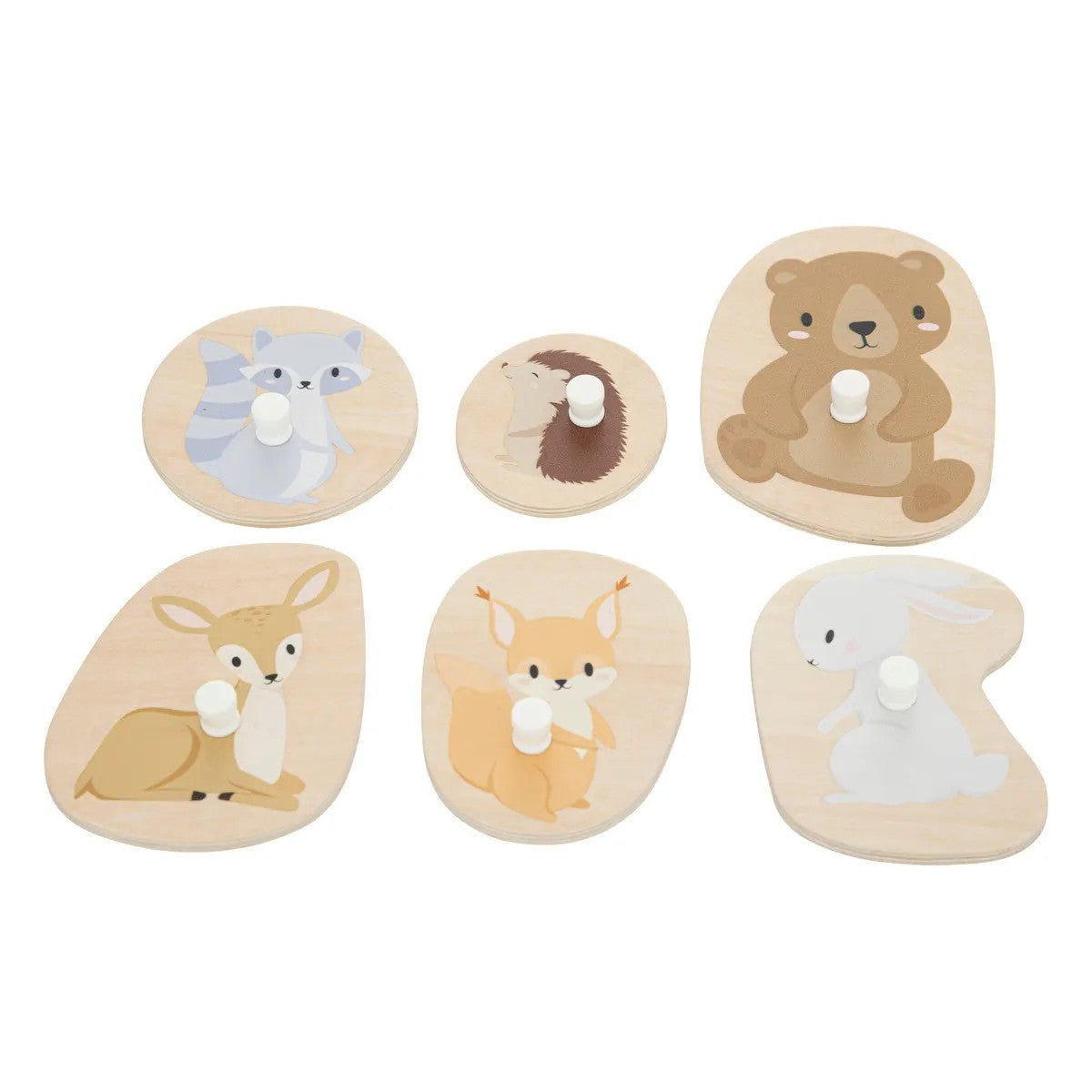 Jeu puzzle en bois 6 pièces - Atmosphera For Kids