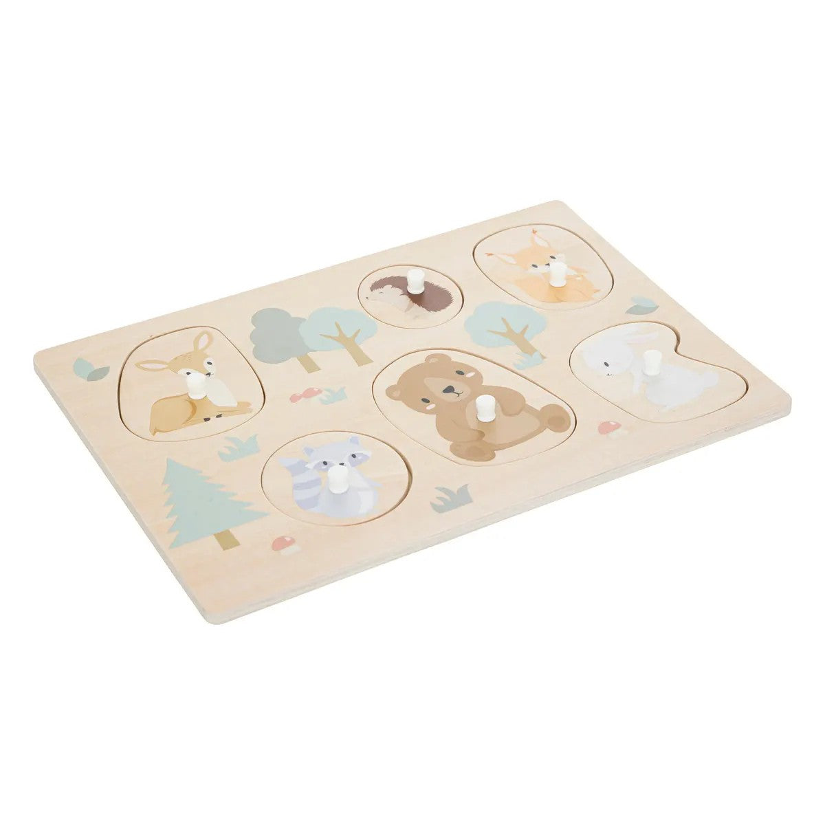 Jeu puzzle en bois 6 pièces - Atmosphera For Kids