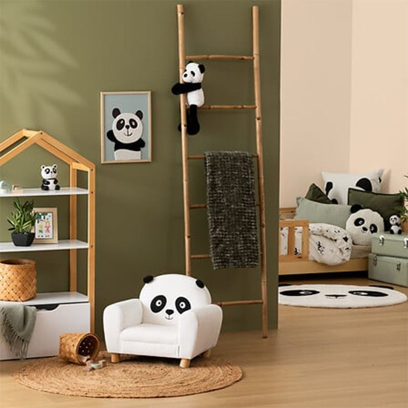 Fauteuil Pour Enfant Avec Oreilles Panda Blanc - Atmosphera For Kids