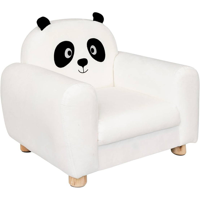 Fauteuil Pour Enfant Avec Oreilles Panda Blanc - Atmosphera For Kids